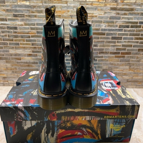 Dr. Martens 1460 Basquiat Leather Boots - Picture 8 of 13